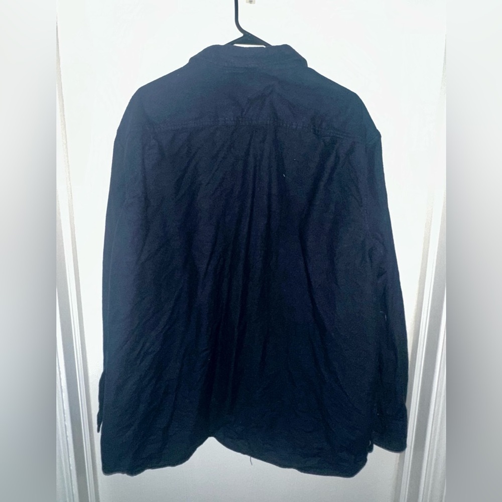 RedHead Men's Casual Button Down Shirt - Dark Blue - Picture 4 of 4